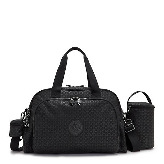 Kipling Camama Printed Diaper Bag Väska Svarta | SE 1965OK